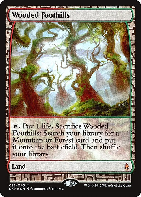 Wooded Foothills · Zendikar Expeditions 19/45