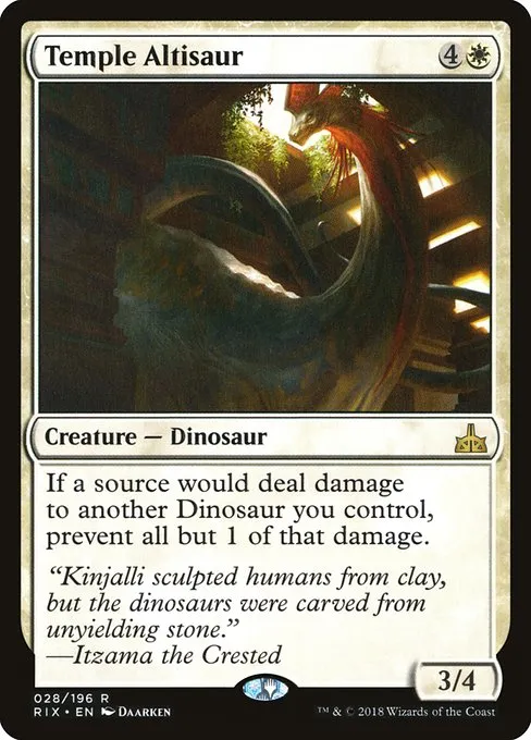 Temple Altisaur · Rivals of Ixalan 28/205