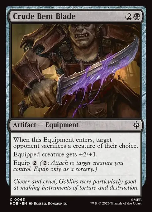 Crude Bent Blade · The Hobbit 63/39