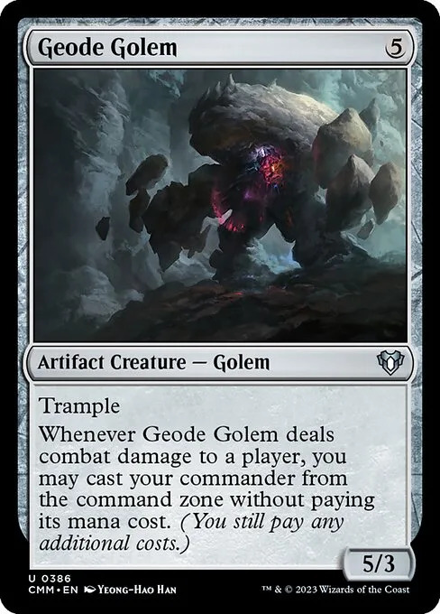 Geode Golem · Commander Masters 386/1067