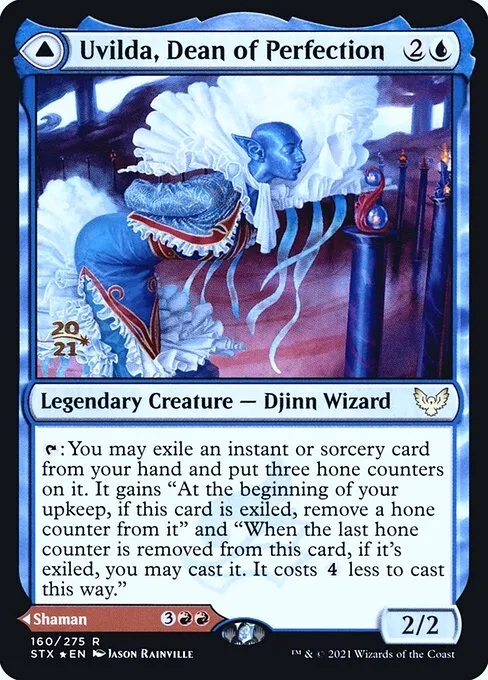 Uvilda, Dean of Perfection // Nassari, Dean of Expression · Strixhaven: School of Mages Promos 160s/164