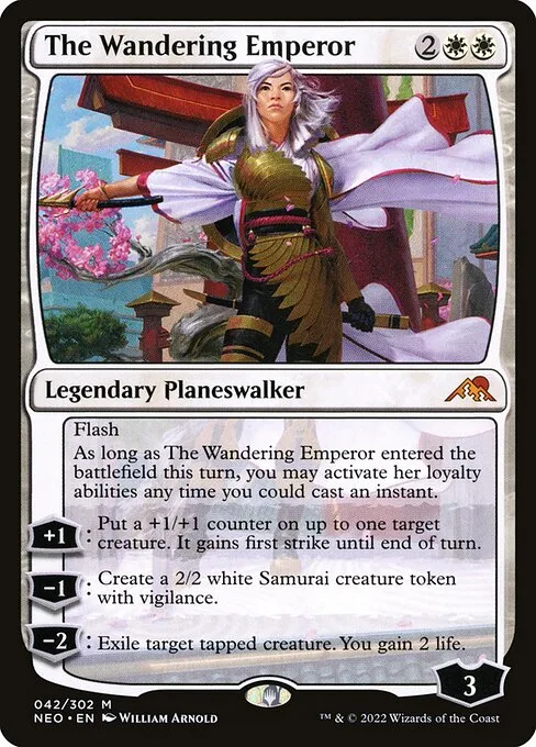 The Wandering Emperor · Kamigawa: Neon Dynasty 42/531