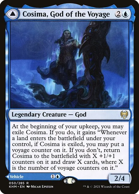 Cosima, God of the Voyage // The Omenkeel · Kaldheim 50/425