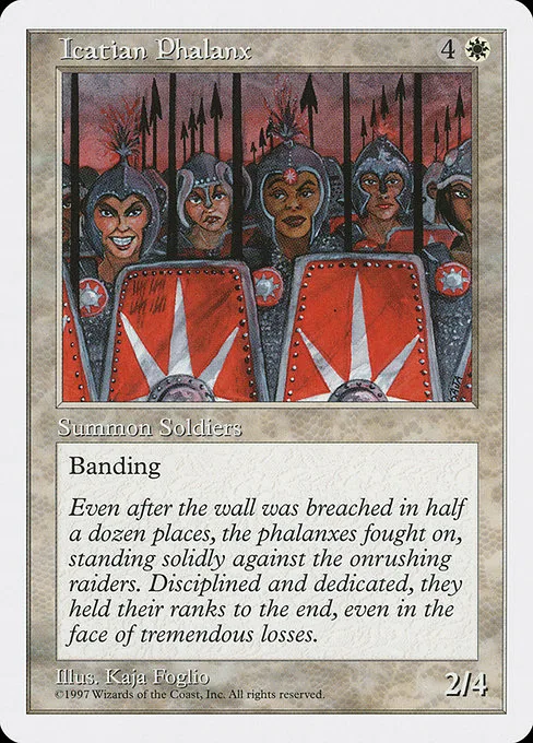 Icatian Phalanx · Fifth Edition 36/460