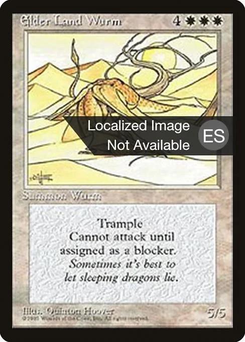 Elder Land Wurm · Fourth Edition Foreign Black Border 24/378