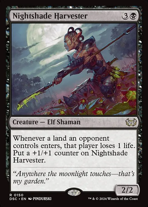 Nightshade Harvester · Duskmourn: House of Horror Commander 150/373