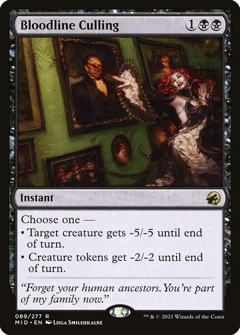 Bloodline Culling · Innistrad: Midnight Hunt 89/399
