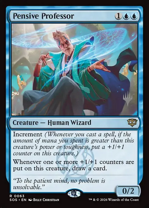 Pensive Professor · Secrets of Strixhaven Promos 63p/80