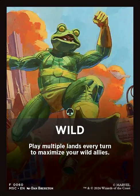Wild · Marvel Super Heroes Jumpstart Front Cards 60/61