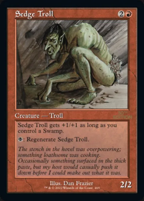Sedge Troll · 30th Anniversary Edition 465/594