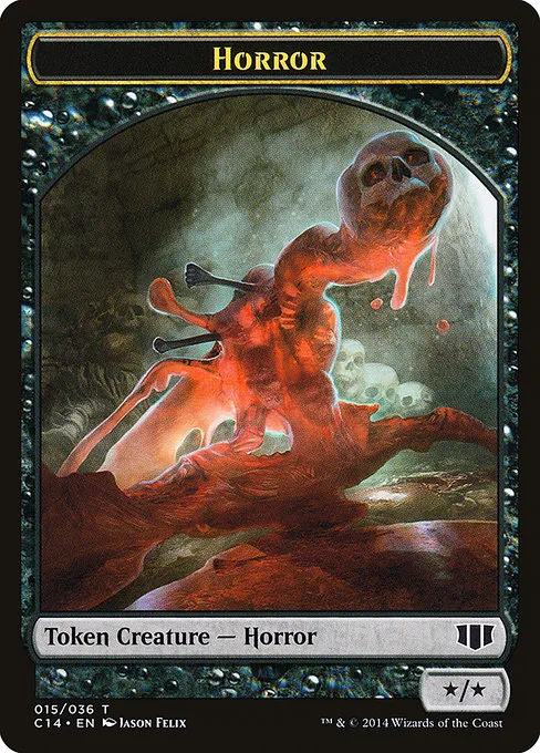 Horror · Commander 2014 Tokens 15/36