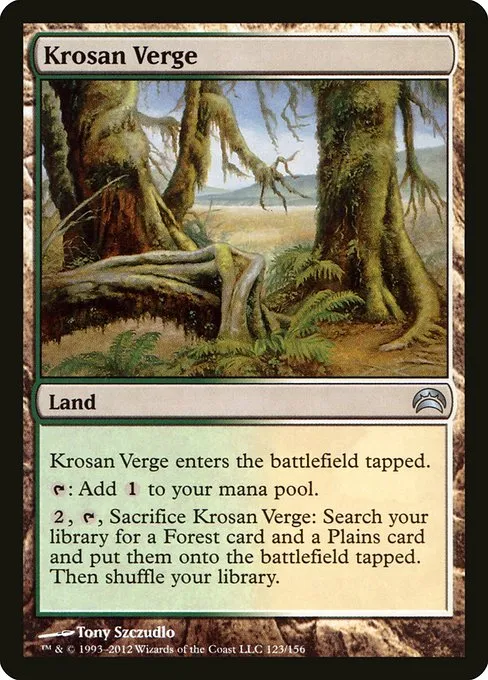 Krosan Verge · Planechase 2012 123/156