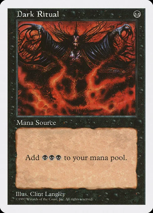 Dark Ritual · Fifth Edition 153/460