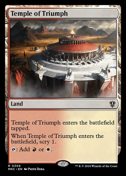 Temple of Triumph · Murders at Karlov Manor Commander 306/358