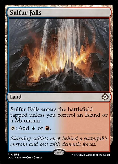Sulfur Falls · The Lost Caverns of Ixalan Commander 354/370