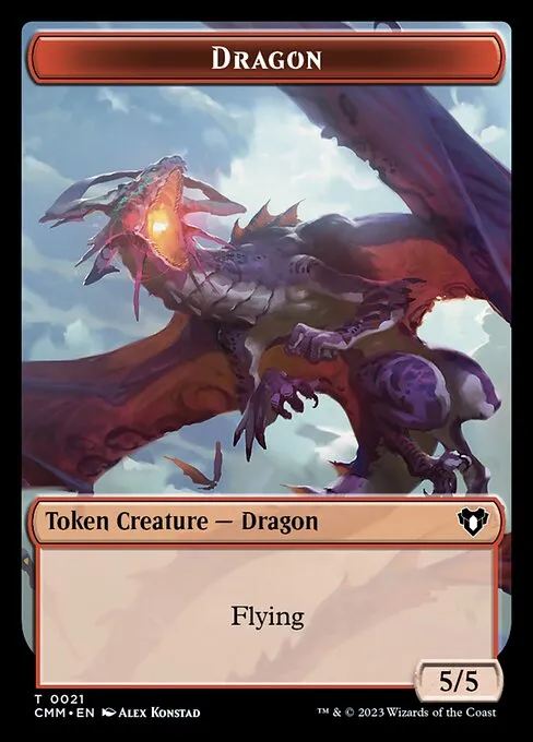 Dragon · Commander Masters Tokens 21/81