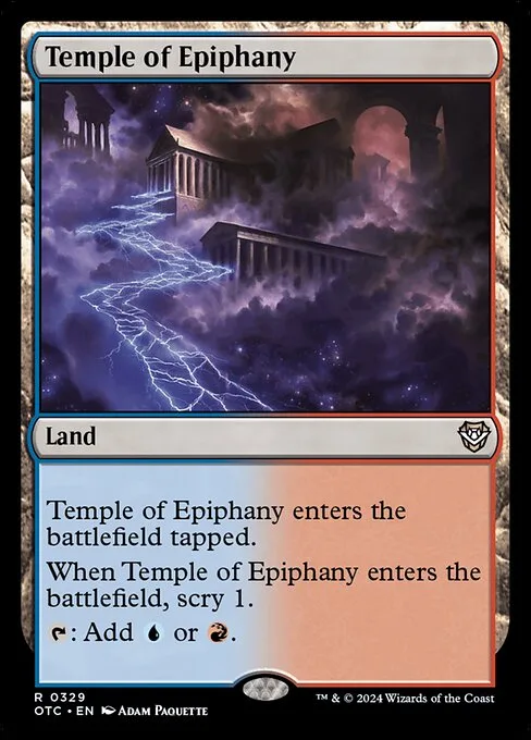 Temple of Epiphany · Outlaws of Thunder Junction Commander 329/342