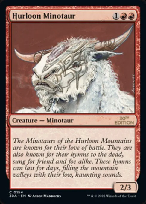 Hurloon Minotaur · 30th Anniversary Edition 154/594