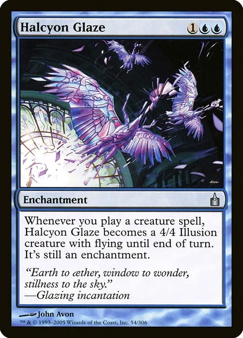 Halcyon Glaze · Ravnica: City of Guilds 54/306