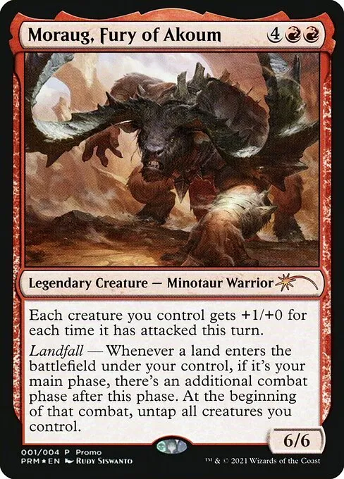 Moraug, Fury of Akoum · Year of the Ox 2021 1/6