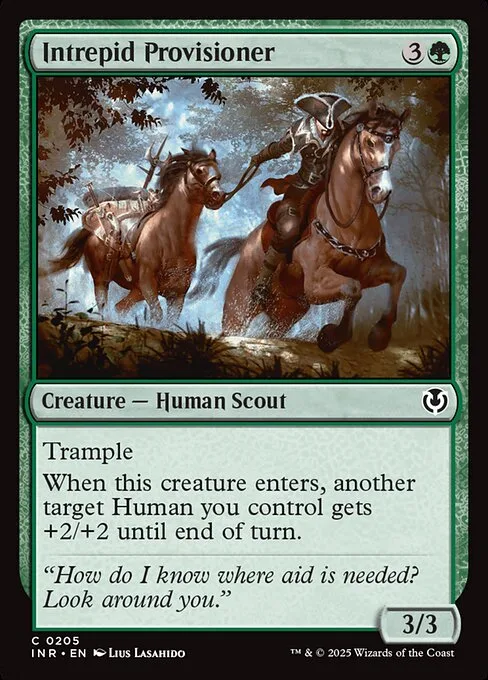 Intrepid Provisioner · Innistrad Remastered 205/495