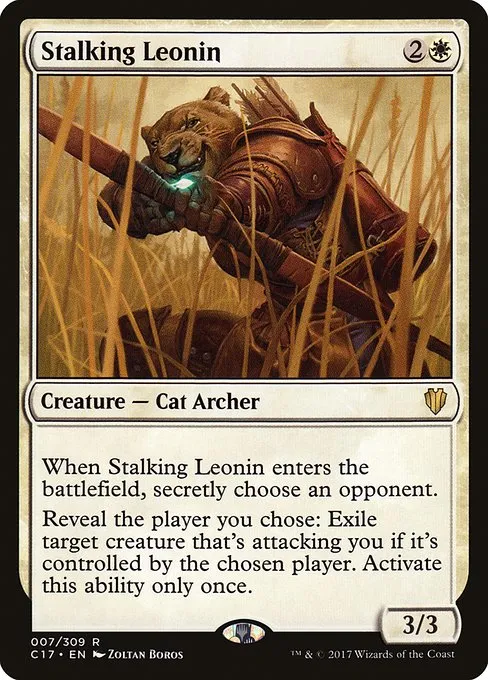 Stalking Leonin · Commander 2017 7/309