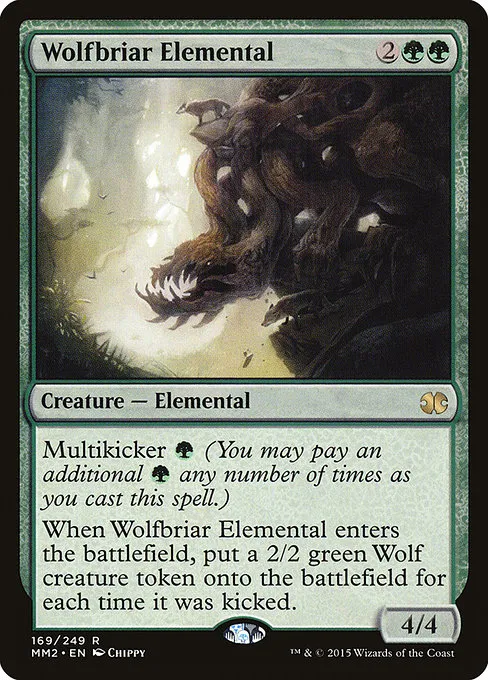 Wolfbriar Elemental · Modern Masters 2015 169/249
