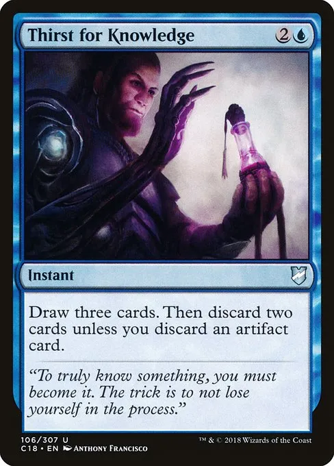 Thirst for Knowledge · Commander 2018 106/307