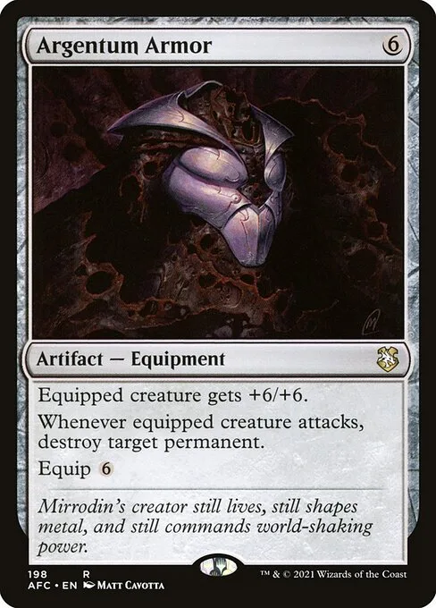 Argentum Armor · Forgotten Realms Commander 198/331
