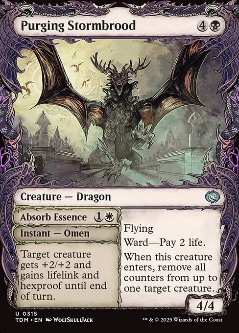 Purging Stormbrood // Absorb Essence · Tarkir: Dragonstorm 315/427