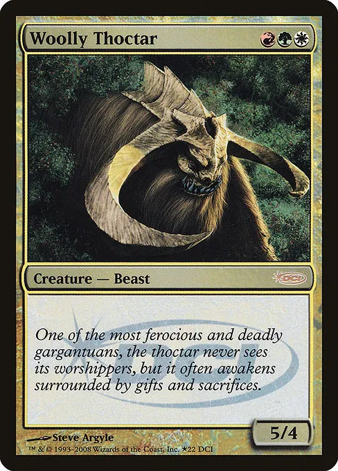 Woolly Thoctar · DCI Promos 22/80