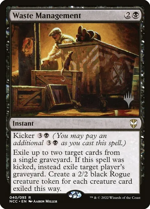 Waste Management · New Capenna Commander Promos 40p/75