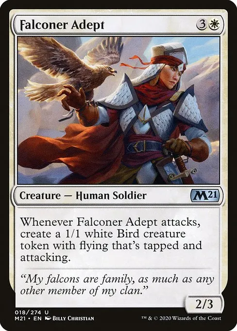 Falconer Adept · Core Set 2021 18/397