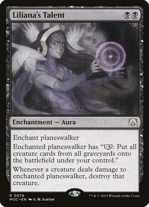 Liliana's Talent · March of the Machine Commander 76/450