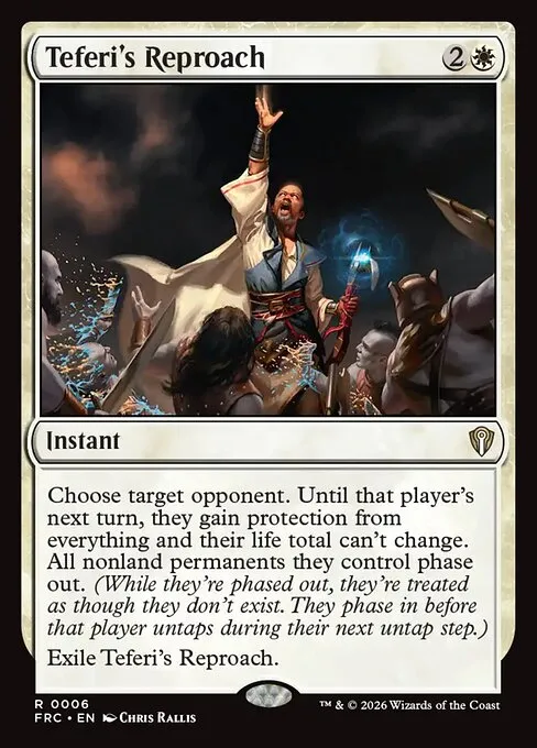 Teferi's Reproach · Reality Fracture Commander 6/2