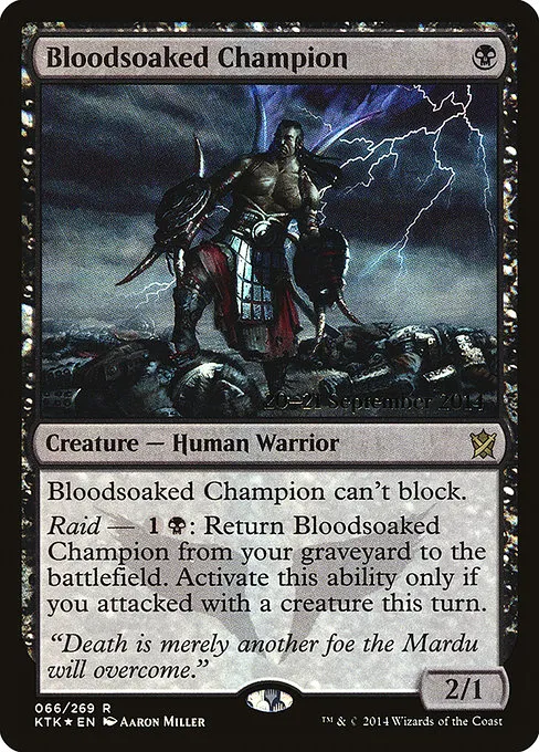 Bloodsoaked Champion · Khans of Tarkir Promos 66s/56
