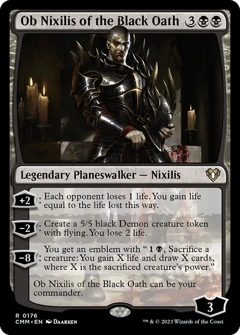 Ob Nixilis of the Black Oath · Commander Masters 176/1067