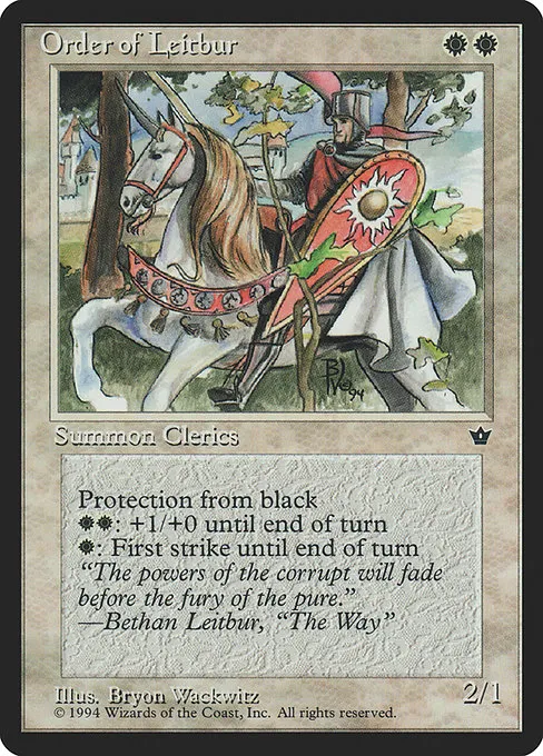 Order of Leitbur · Fallen Empires 16b/187