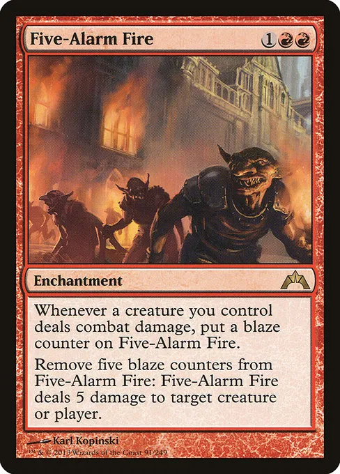 Five-Alarm Fire · Gatecrash 91/249