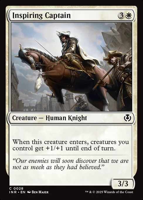 Inspiring Captain · Innistrad Remastered 28/495