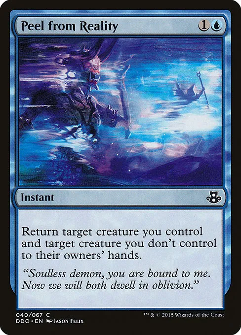 Peel from Reality · Duel Decks: Elspeth vs. Kiora 40/67