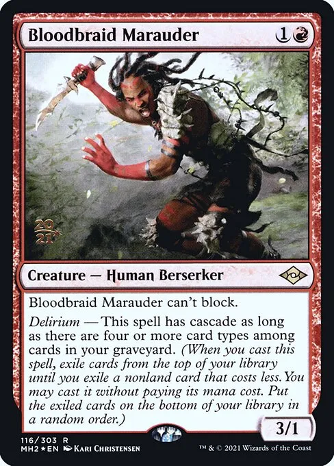 Bloodbraid Marauder · Modern Horizons 2 Promos 116s/86