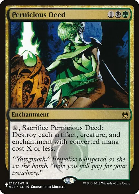 Pernicious Deed · The List A25-212/5050