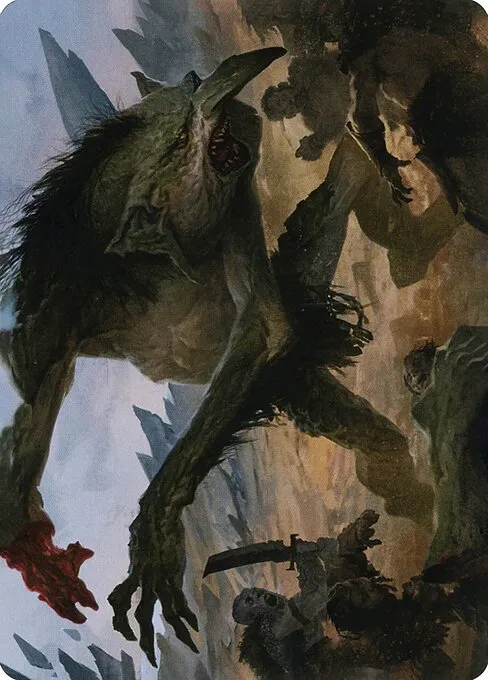 Loathsome Troll // Troll · Adventures in the Forgotten Realms Art Series 21/81