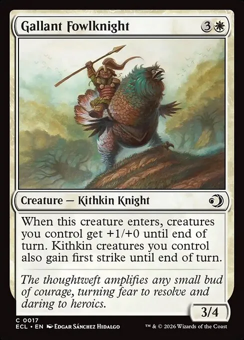Gallant Fowlknight · Lorwyn Eclipsed 17/408