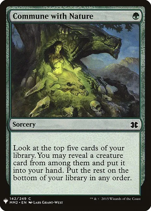 Commune with Nature · The List MM2-142/5050