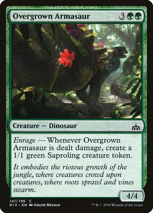Overgrown Armasaur · Rivals of Ixalan 141/205