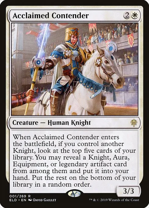 Acclaimed Contender · Throne of Eldraine 1/398