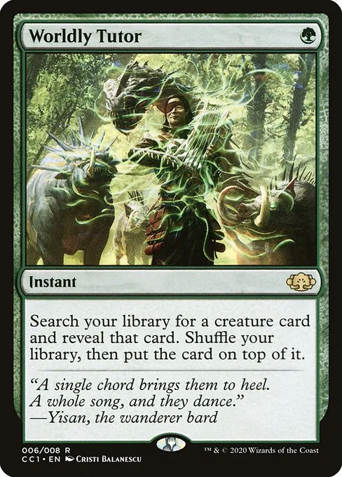Worldly Tutor · Commander Collection: Green 6/8