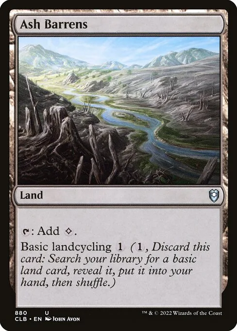 Ash Barrens · Commander Legends: Battle for Baldur's Gate 880/936